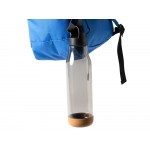 Бутылка Basti с пластиковым корпусом и пробковым дном, черный