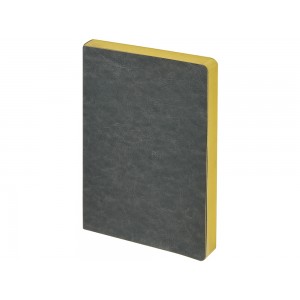 Ежедневник недатированный А5 Megapolis Nebraska Flex, серый с золотым обрезом (Р)