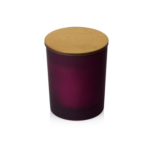Свеча соевая ароматическая в стекле Niort, бордовая (P)