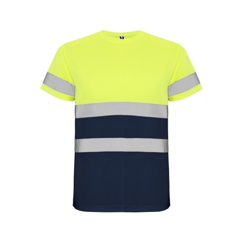 Футболка Delta мужская, нэйви/неоновый желтый