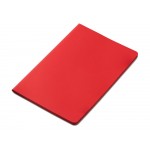 Блокнот Audrey А5 на сшивке в гибкой обложке софт-тач, красный