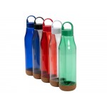 Бутылка Basti с пластиковым корпусом и пробковым дном, прозрачный