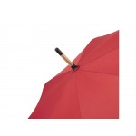 Зонт-трость 7379 Okobrella бамбуковый, полуавтомат, красный