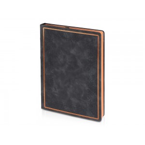 Ежедневник недатированный А4 Royal, черный с бронзовым срезом