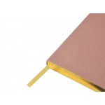 Ежедневник недатированный А5 Morandi. Пыльная роза с нашивкой, пыльно-розовый