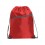 Рюкзак-мешок NINFA с карманом на молнии, красный