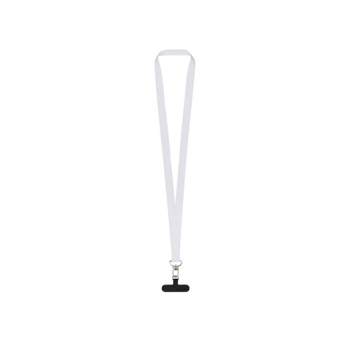 Ланъярд 2,5 см под сублимацию с трендовым карабином и узким держателем для телефона из ПЭ