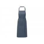 Фартук Andrea плотностью 240 г/м² с регулируемой завязкой на шее - Hale Blue