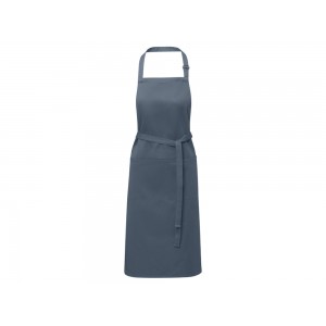 Фартук Andrea плотностью 240 г/м² с регулируемой завязкой на шее - Hale Blue