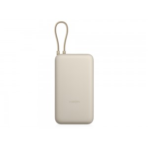 Внешний аккумулятор со встроенным кабелем Xiaomi 33W Power Bank 20000mAh (Integrated Cable) Tan GL