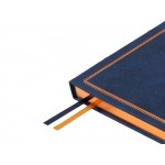 Ежедневник недатированный А4 Royal, синий с бронзовым срезом