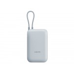 Внешний аккумулятор со встроенным кабелем Mi Power Bank 10000mAh (Integrated Cable) Ice Blue GL