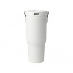 Термостакан Bronx объемом 900 мл из меди и переработанной нержавеющей стали, сертифицированной по стандарту RCS, с вакуумной изоляцией и крышкой с двойной функцией - Белый