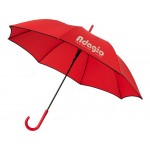 Ветрозащитный автоматический цветной зонт Kaia 23, красный