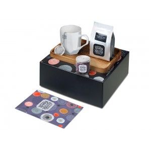 Подарочный набор Re:y. Hearth  с кружкой, подносом и чаем