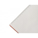 Блокнот C1 софт-тач, гибкая обложка, 128 листов, оранжевый