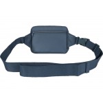 Трип Эви дорожная сумка через плечо из переработанного материала GRS объемом 1 л, серо-синий