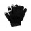 Перчатки для сенсорного экрана, черный, размер L/XL