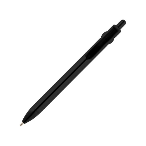 Fidget шариковая ручка из переработанной пластмассы - сплошной черный