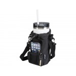 Трип Эви дорожная сумка для бутылок из переработанного материала объемом 2 л, черный