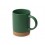 Кружка 450 мл с пробковым дном Корк & Бон, глубокий зеленый
