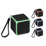 Портативная колонка Cube с подсветкой, черный