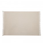 Акриловый плед Harp 130x180 см, белый/бежевый