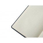 Блокнот в твердой обложке A5 Виспи в клетку, темно-синий