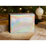 Подарочная коробка с голографическим шубером без печати Aurora, XL, 300х235х105 мм.