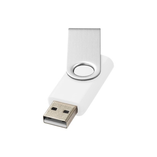Флеш-карта Rotate USB 2.0 на 2 Гб, белый