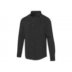 Carnelian мужская рубашка из поплина - сплошной черный