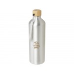 Бутылка для воды Malpeza из переработанного алюминия, 1000 мл - Серебряный
