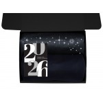 Подарочный набор с пледом, увлажнителем и кружкой, черный