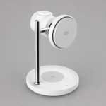 Беспроводная зарядная станция 3 в 1 QI2.2 Max Power, Белая, Deppa