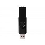 Флеш-карта Rotate Metallic USB 2.0 на 4 Gb, черный