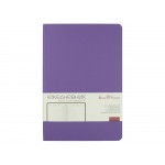 Ежедневник А5 недатированный Megapolis Velvet Flex, светло-фиолетовый (Р)
