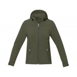 Куртка софтшел Ланглей женская, зеленый лесной