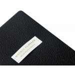 Еженедельник недатированный А6 Black с нашивкой, черный