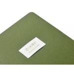 Ежедневник недатированный А5 Verde с нашивкой, зеленый