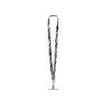 Ланъярд 2,5 см под сублимацию с 2-мя трендовыми карабинами и металлическим держателем для телефона