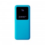 Внешний аккумулятор Kris soft touch, 10000mAh (Голубой)