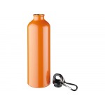 Алюминиевая бутылка для воды Oregon объемом 770 мл с карабином - Оранжевый