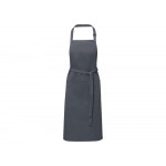 Фартук Andrea плотностью 240 г/м² с регулируемой завязкой на шее - Темно-серый