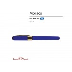 Ручка пластиковая шариковая Monaco, 0,5мм, синие чернила, сине-фиолетовый