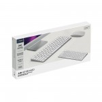 Беспроводная клавиатура Air Keyboard для MAC, Windows, 500 мАч, алюминий, белый, Deppa