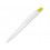 Ручка шариковая пластиковая Stream, белый/желтый