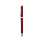 Ручка металлическая шариковая Flow soft-touch, красный/серебристый