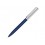 Ручка металлическая шариковая Bright GUM soft-touch с зеркальной гравировкой, темно-синий