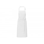 Фартук Andrea плотностью 240 г/м² с регулируемой завязкой на шее - Белый