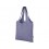 Модная эко-сумка Pheebs объемом 7 л из переработанного хлопка плотностью 150 г/м2, синий меланж